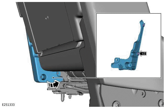 Second Row Seat Backrest Cover - 110
